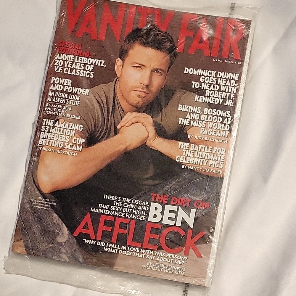 Vanity Fair Magazine March 2003 Featuring Ben Affleck